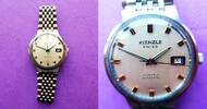 Deutschland, HERREN ARMBANDUHR, elegante Automatik KIENZLE - swiss HERREN ARMBANDUHR-Uhrwerk-ETA 2472-ab 1965, -