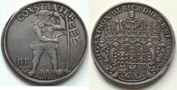 Braunschweig-Wolfenbüttel Reichstaler Herzog Anton Ullrich (1704-1714), Zwitterprägung, Silber -