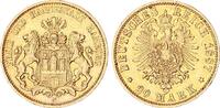 Kaiserreich Hamburg 20 Mark Gold J.210 -