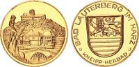 Goldmedaille - Neuerer Städte Dukat ohne Jahr, um 1970 Deutschland / Harz - Bad Lauterberg Kneip Heilbad St/PP