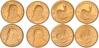Südafrika 4x 1/4 Unze Krügerrand Gold Paul Kruger -