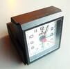 Deutschland, Tischuhr, Reiseuhr, Wecker Junghans REISE WECKER schwarz, Quartz, einwandfr. Funkt., inklus. Batterie, -