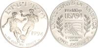 USA 1 Dollar FIFA Fußball-Weltmeisterschaft 1994 Silber -