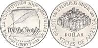 USA 1 Dollar 200 Jahre Verfassung der Vereinigten Staaten Silber -