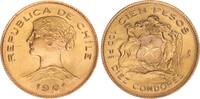 Chile 100 Pesos Gold -