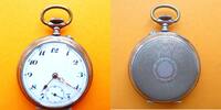Schweiz, HERREN TASCHENUHR, intakte HERREN TASCHENUHR, Silber-0,800 ,Zylinderhemmung-gute Funktion-ca. 1930, -