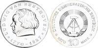Deutschland - DDR 10 Mark Silber Ludwig von Beethoven -