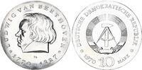 Deutschland - DDR 10 Mark Silber Ludwig von Beethoven -