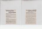 3.Reich Propaganda Flugblatt / Passierschein Front Nachrichten - Propaganda gegen das Dritte Reich, Soldatenpflicht... -