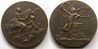 Jugendstil Bronzemedaille (v. Dupois) Frankreich, der Pariser Münze auf das neue Jahrhundert -
