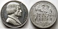 Zinnmedaille 1897 Schweiz, Coire auf H.U. Stampfer, Rütlischwur, Schweizerische Numismatische Gesellschaft Randfehler, vorzüglich-Stempelglanz
