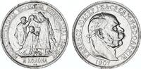 Österreich-Ungarn 5 Korona Silber Franz Joseph I. (1848-1916) Krönungsjubiläum -