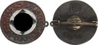 3. Reich Orden NSDAP Parteiabzeichen lackiert M1/34 Karl Wurster, Markneukirchen -
