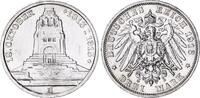 Kaiserreich-Sachsen 3 Mark Silber Völkerschlachtdenkmal -