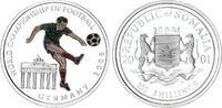 Somalia 100 Shillings Silber Fußball-Weltmeisterschaft 2006 Farbmünze -