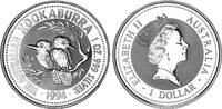 Australien 1 Dollar Silber 1994 Kookaburra 1 Unze Stempelglanz 64.61 US$  +  35.18 US$ shipping