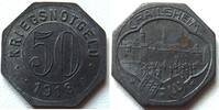 Crailsheim, Württemberg 50 Pfennig Belagerungsszene, Kriegsnotgeld -