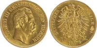 Hessen 10 Mark Gold Hessen 10 Mark Gold 1872 E, seltenes Jahr, fast prägefrisch Picture