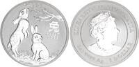 Australien 1 Dollar 1oz Silber Lunar III Jahr des Hasen -