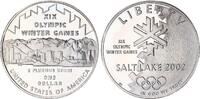 USA 1 Dollar Silber XIX. Olympische Winterspiele, Salt Lake City -