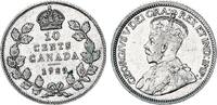 Kanada 10 Cents Silber Georg V. (1910-1936) -