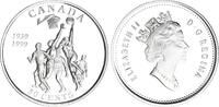 Kanada 50 Cent Silber 60 Jahre - kanadischer Basketball -