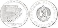 Bulgarien 10 Lewa Silber XXIV. Olympische Sommerspiele, Seoul 1988 -