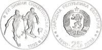 Bulgarien 25 Leva Silber XVI. Olympische Winterspiele 1992 -