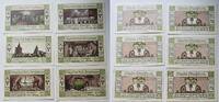 Sta&szlig;furt. Provinz Sachsen 6 x 25 Pfennig 1921 Stadt, Notgeld, Bergbauser... 11.56 US$  +  63.53 US$ shipping