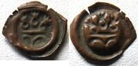 Solms einseitiger Hohlpfennig o.J. Randausbruch, VF