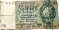 3. Reich, Third Reich 50 Reichsmark Ro. 175, David Hansemann -
