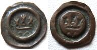 Solms einseitiger Hohlpfennig o.J. leichter Belag, sehr sch&ouml;n 351.10 元  ＋  69.83 元 运费