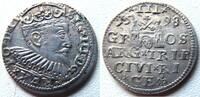 Polen 3 Gr&ouml;scher 1598 Sigismund III. (1587-1632) min. Belag, sehr sch&ouml;n-... 468.13 元  ＋  69.83 元 运费