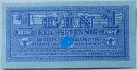 3. Reich, Third Reich 1 Reichspfennig Behelfszahlungsmittel für die deutsche Wehrmacht -