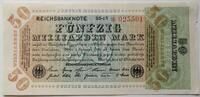 Dt. Reich 50 Milliarden Mark Wz: Hakensterne, Fz. SS -