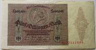 Deutsches Reich 5 Millionen Mark Serie B, Medaillonschein, Ro. 88 -