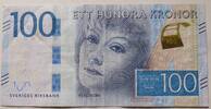 Schweden 100 Kronen Greta Garbor -