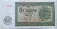 Deutschland - DDR 50 Deutsche Mark Deutscher Druck, Serie CK -