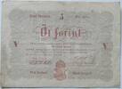 Ungarn 5 Forint Sor DJ:w., brauner Druck -