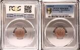 3. Reich 1 Pfennig 1939-F J.361 PCGS MS63RB prägefrisch Kupferpatina