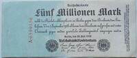 Dt. Reich 5 Millionen Mark -