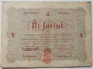 Ungarn 5 Forint Sor UH.e., rotbrauner Druck -
