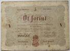 Ungarn 5 Forint Sor CW:u., brauner Druck -