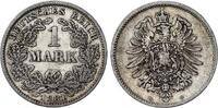 Kaiserreich 1 Mark Silber J.9 -