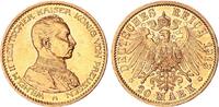 Kaiserreich / Preußen 20 Mark Gold Wilhelm II. in Uniform J.253 -