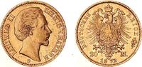 Bayern 20 Mark Gold Ludwig II. J.194 -