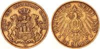Hansestadt Hamburg 20 Mark Gold J.212 -