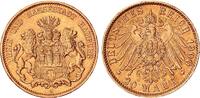Hansestadt Hamburg 20 Mark Gold J.212 -