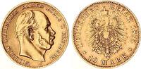 Preußen 10 Mark Gold Wilhelm I. J.245 -