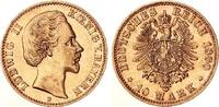 Bayern 10 Mark Gold Ludwig II. J.196 -